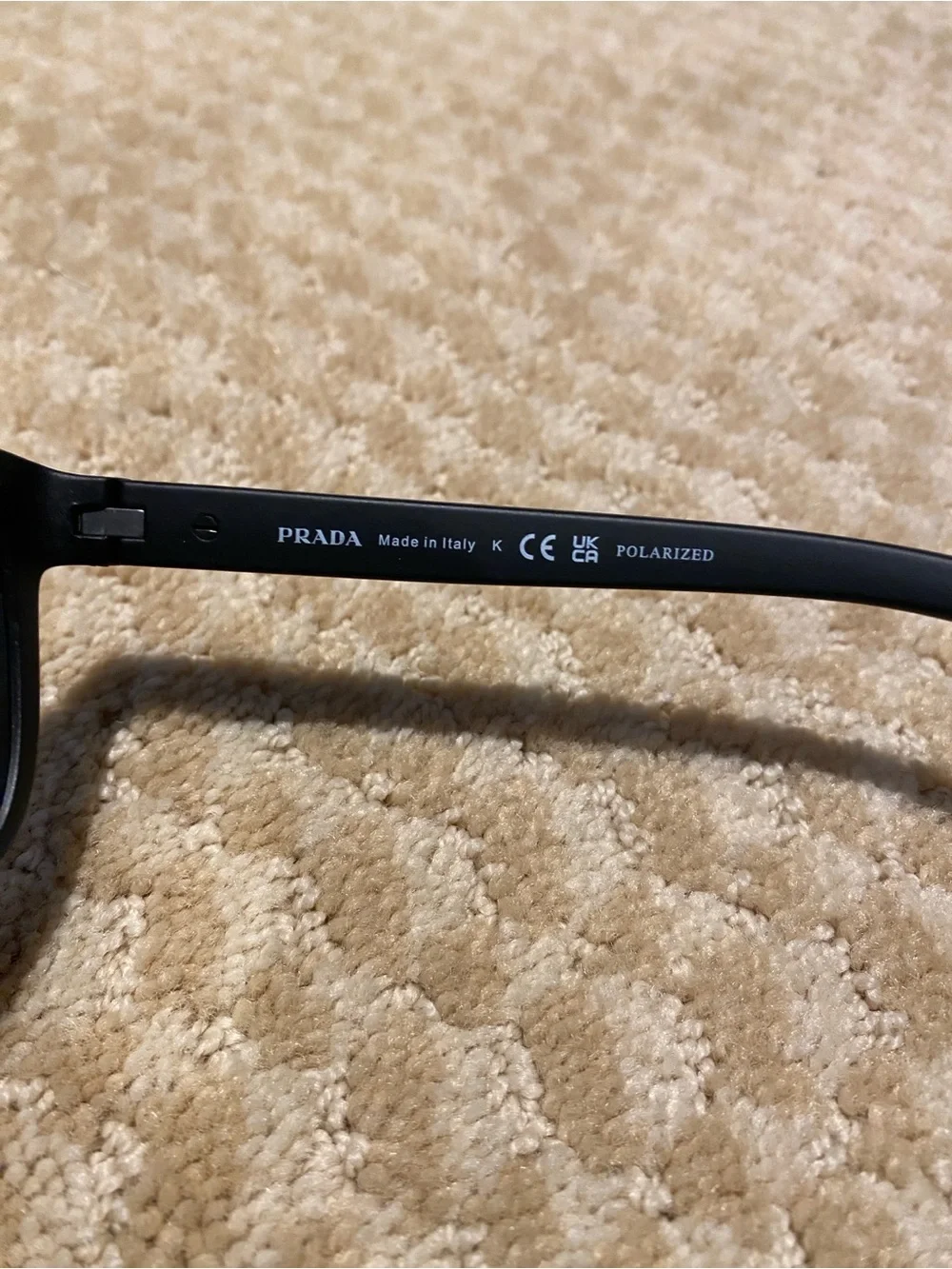Prada Sunglasses with Red Accents Polarized Glasses